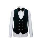 Men's Paisley Jacquard Tuxedo One Button Shawl Lapel 3 Piece Suit