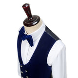Men's Paisley Jacquard Tuxedo One Button Shawl Lapel 3 Piece Suit