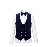 Men's Paisley Jacquard Tuxedo One Button Shawl Lapel 3 Piece Suit